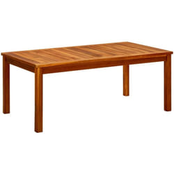 vidaXL Table basse de jardin 110x60x45 cm Bois solide d'acacia - TU