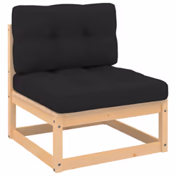 VidaXL 807287, Bois, Tissu, Polyester, Adultes et enfants, 700 mm, 700 mm, 670 mm, 8 cm