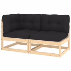 VidaXL 807292, Bois, Tissu, Polyester, Adultes et enfants, 8 cm, 70 cm, 70 cm