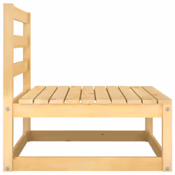 VidaXL 807294 banc de jardin Bois, Tissu, Polyester