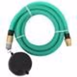 vidaXL Tuyau d'aspiration avec raccords en laiton vert 1,1" 25 m PVC
