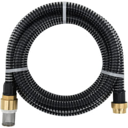Vidaxl - Tuyau d'aspiration avec raccords en laiton noir 1,1' 10 m pvc