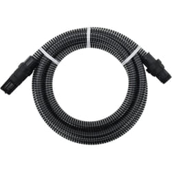 Vidaxl - Tuyau d'aspiration avec raccords en pvc noir 1' 4 m pvc