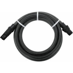 Tuyau d'aspiration avec raccords en PVC noir 1" 7 m PVC vidaXL