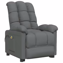 VidaXL 3073759 Fauteuil massant électrique Gris