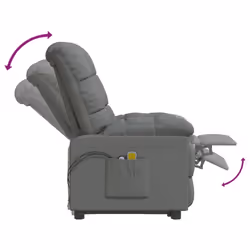 VidaXL 3073759 Fauteuil massant électrique Gris - Vue supplémentaire 7