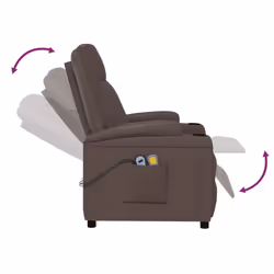 VidaXL 3073797 Fauteuil massant électrique Marron - Vue supplémentaire 7