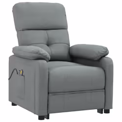 VidaXL 3073813 Fauteuil massant électrique Gris