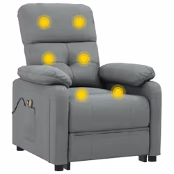 VidaXL 3073813 Fauteuil massant électrique Gris - Vue supplémentaire 7