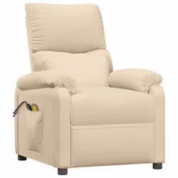 VidaXL 3073826 Fauteuil massant électrique Crème - Vue supplémentaire 3