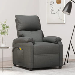 Fauteuil Télévisé Inclinable Électrique En Tissu De Design Élégant En Différentes Couleurs Couleur : Gris Foncé
