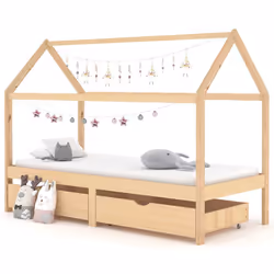VidaXL 322138 Lit pour enfant Bois