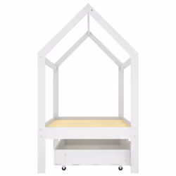 VidaXL 322140 Lit pour enfant Blanc Bois - Vue supplémentaire 4