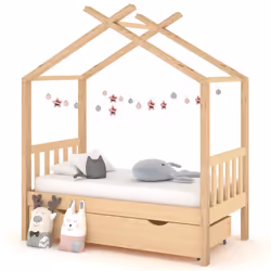 VidaXL 322145 Lit pour enfant Bois