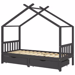 VidaXL 322153, Gris, Bois, 90 x 200 mm, 1 pièce(s)