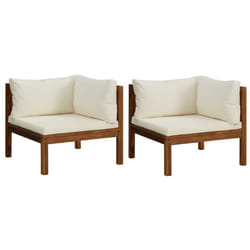 VidaXL 316279 banc de jardin Bois d'acacia, Tissu, Polyester