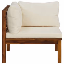 VidaXL 316279 banc de jardin Bois d'acacia, Tissu, Polyester - Vue supplémentaire 4