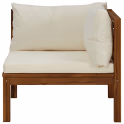 VidaXL 316279 banc de jardin Bois d'acacia, Tissu, Polyester - Vue supplémentaire 5