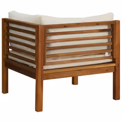 VidaXL 316279 banc de jardin Bois d'acacia, Tissu, Polyester - Vue supplémentaire 6