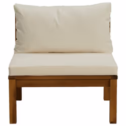 VidaXL 316283 banc de jardin Bois d'acacia, Tissu, Polyester - Vue supplémentaire 8