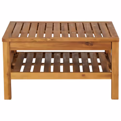 VidaXL 316285 banc de jardin Bois d'acacia, Tissu, Polyester - Vue supplémentaire 5