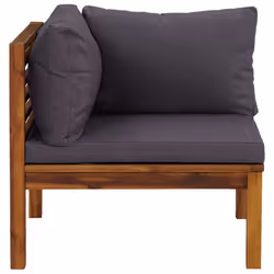 VidaXL 316286 banc de jardin Bois d'acacia, Tissu, Polyester