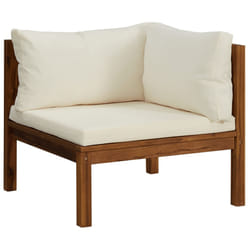 VidaXL 316287 banc de jardin Bois d'acacia, Tissu, Polyester