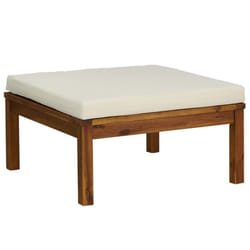 VidaXL 316291 banc de jardin Bois d'acacia, Tissu, Polyester