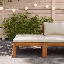VidaXL 316291 banc de jardin Bois d'acacia, Tissu, Polyester