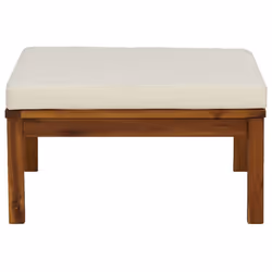 VidaXL 316291 banc de jardin Bois d'acacia, Tissu, Polyester