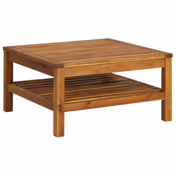 VidaXL 316292, Bois d'acacia, Adultes et enfants, 650 mm, 650 mm, 350 mm