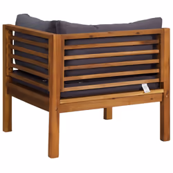 VidaXL 316293 banc de jardin Bois d'acacia, Tissu, Polyester - Vue supplémentaire 5