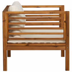 VidaXL 316294 banc de jardin Bois d'acacia, Tissu, Polyester - Vue supplémentaire 4