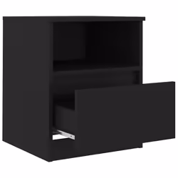VidaXL 806160 Table de nuit et table de chevet Noir - Vue supplémentaire 5