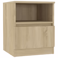 VidaXL 806164 Table de nuit et table de chevet Chêne