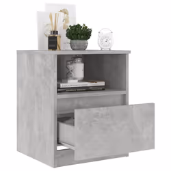 VidaXL 806166 Table de nuit et table de chevet Couleur du béton - Vue supplémentaire 7