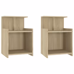 VidaXL 806182, Chêne, Bois, 400 mm, 350 mm, 600 mm, 2 pièce(s)