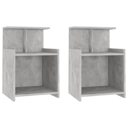 VidaXL 806184 Table de nuit et table de chevet Couleur du béton