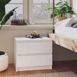 VidaXL 806193, Blanc, Bois, 500 mm, 390 mm, 435 mm, 1 pièce(s)