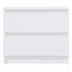 VidaXL 806193 Table de nuit et table de chevet Blanc