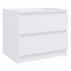 VidaXL 806194 Table de nuit et table de chevet Blanc