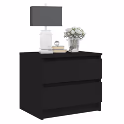 VidaXL 806195 Table de nuit et table de chevet Noir - Vue supplémentaire 5