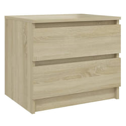 VidaXL 806199 Table de nuit et table de chevet Chêne