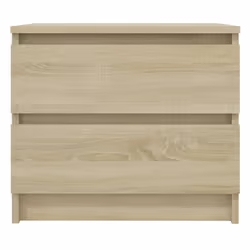 VidaXL 806200 Table de nuit et table de chevet Chêne - Vue supplémentaire 4