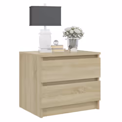VidaXL 806200 Table de nuit et table de chevet Chêne - Vue supplémentaire 6