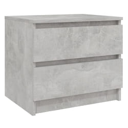 VidaXL 806201 Table de nuit et table de chevet Couleur du béton