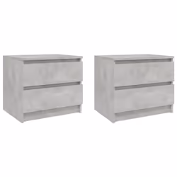 VidaXL 806202, Couleur du béton, Bois, 500 mm, 390 mm, 435 mm, 2 pièce(s)