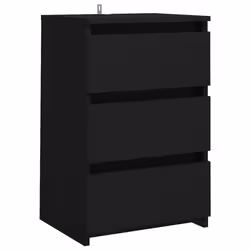 VidaXL 806213, Noir, Bois, 400 mm, 350 mm, 625 mm, 1 pièce(s)