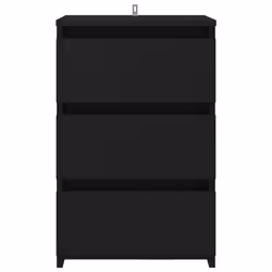 VidaXL 806213 Table de nuit et table de chevet Noir