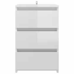 VidaXL 806223 Table de nuit et table de chevet Blanc